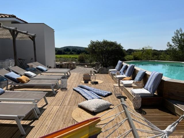 Le Domaine Du Cade-Gites D'Exception 4Etoiles "La Villa Du Cade" Cazevieille Экстерьер фото